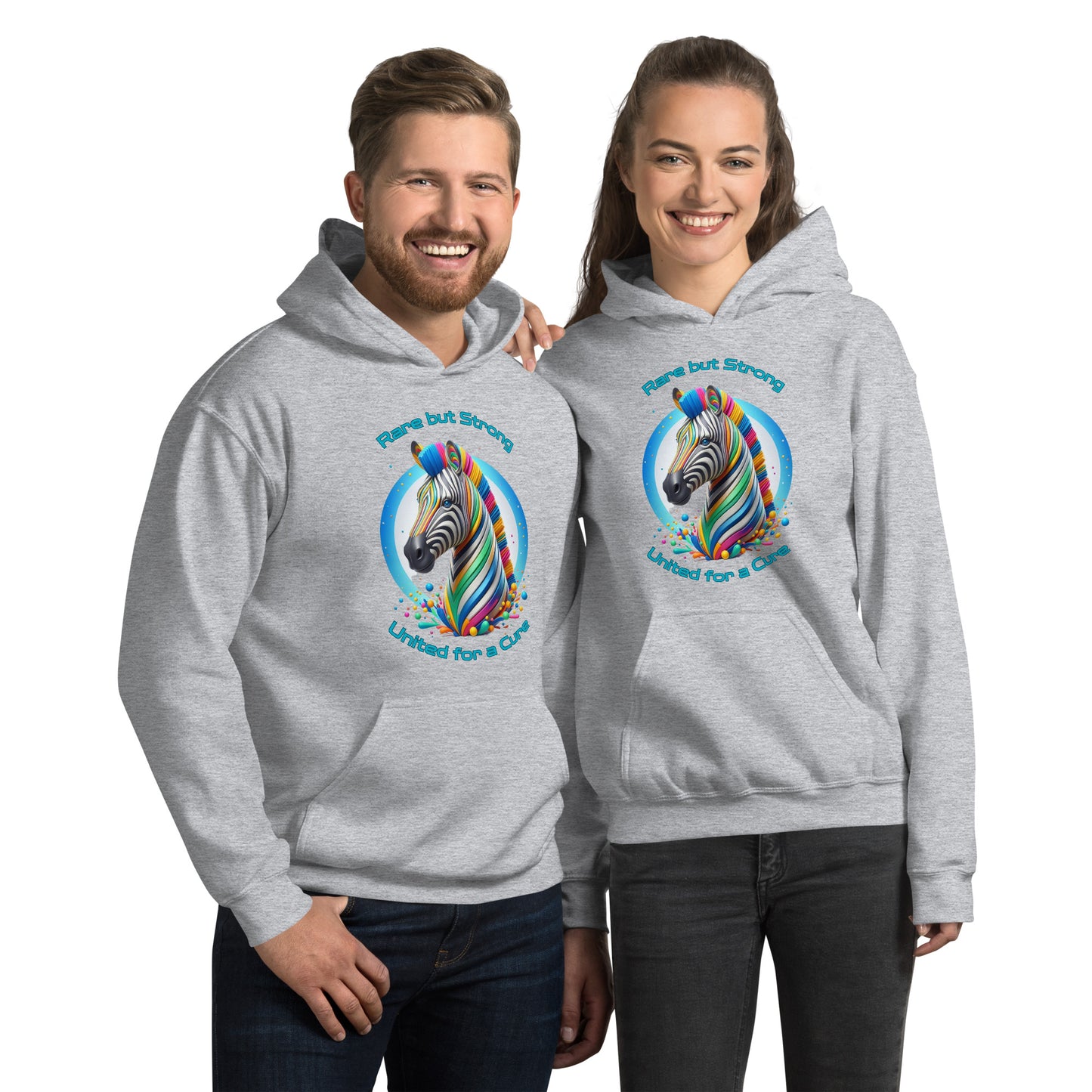 Rare but Strong United for a Cure Unisex Hoodie
