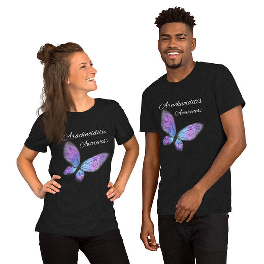 Arachnoiditis Warrior Butterfly Unisex t-shirt
