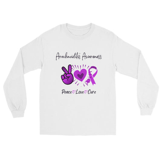 Peace-Love-Cure Long Sleeve Shirt