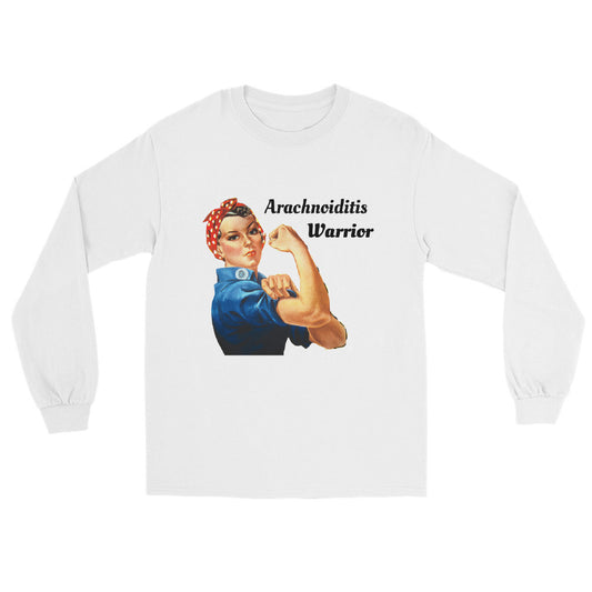 Arachnoiditis Warrior Rosie Riviter Long Sleeve Shirt