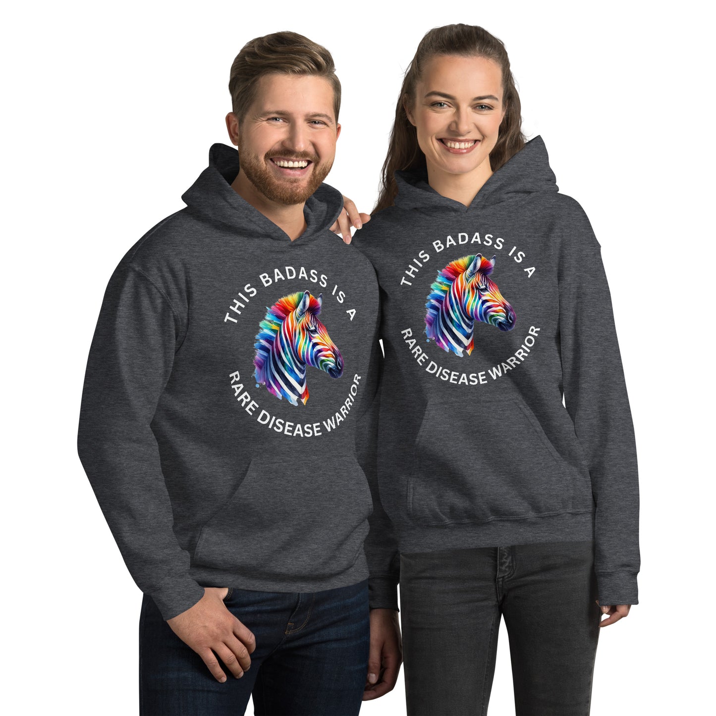 This Badass is a Rare Disease Warrior Unisex Hoodie