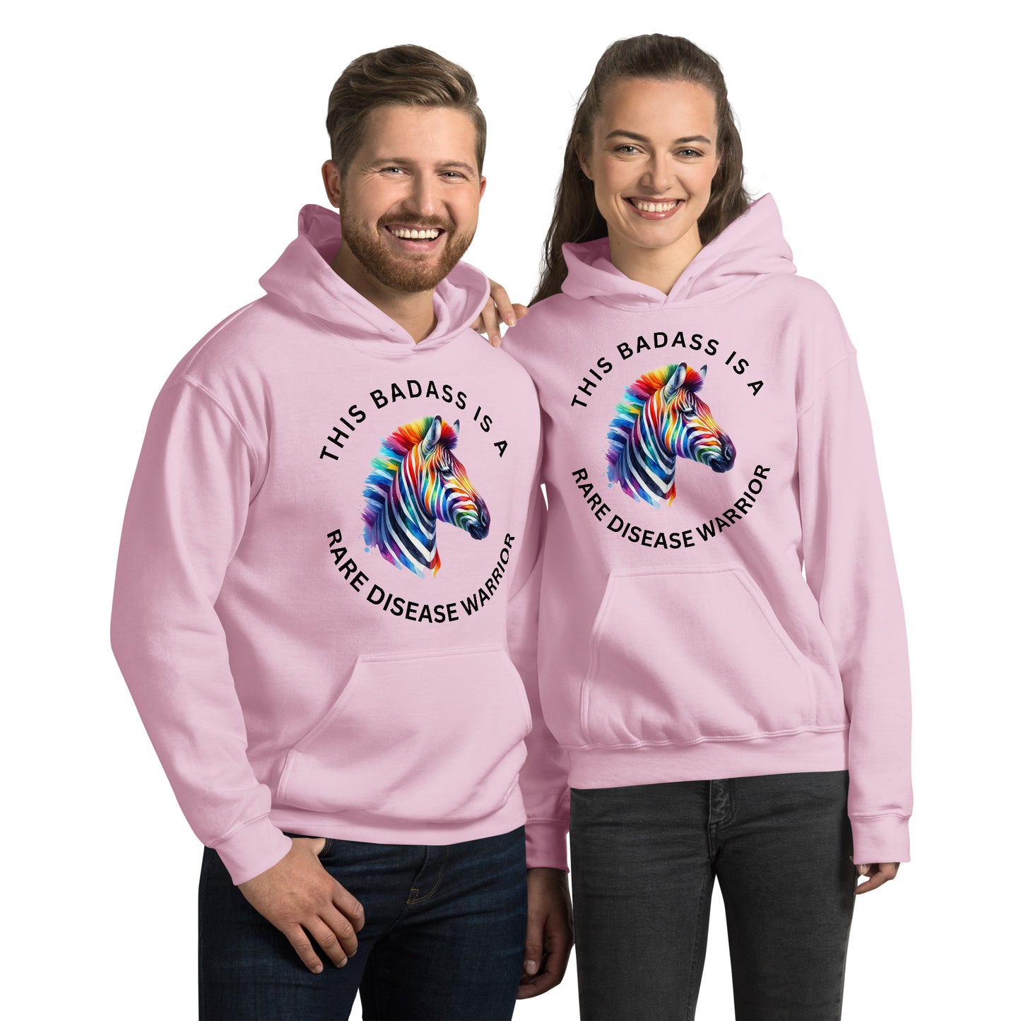 This Badass is a Rare Disease Warrior Unisex Hoodie