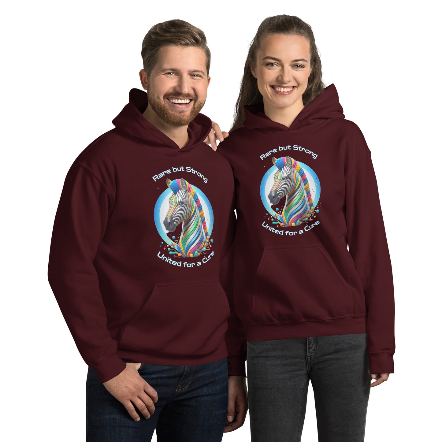 Rare but Strong United for a Cure Unisex Hoodie