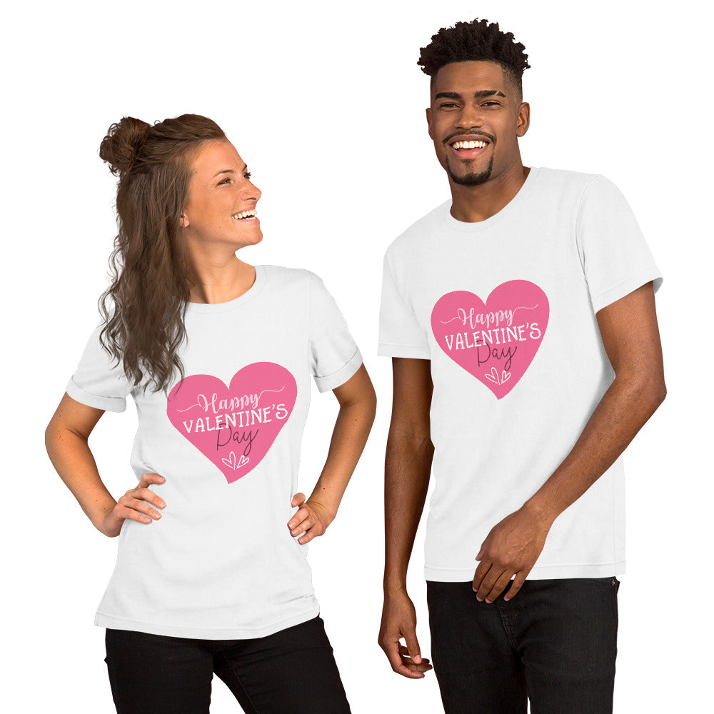 Happy Valentine's Day Heart Unisex t-shirt